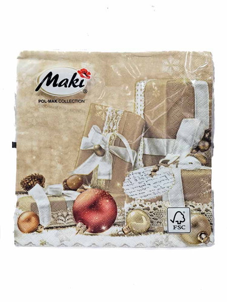 ΧΑΡΤΟΠΕΤΣΕΤΑ DECOUPAGE ΑΛΕΞΑΝΔΡΙΝΟ 33x33 20τχ SDGW 001302