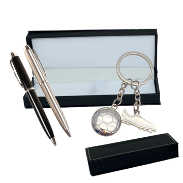 ΣΤΥΛΟ ΔΩΡΟΥ ΑΣΗΜΙ  ΣΕΤ ΜΕ ΜΠΡΕΛΟΚ ΠΟΔΟΣΦΑΙΡΟ 14539