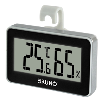 ΘΕΡΜΟΜΕΤΡΟ ΥΓΡΟΜΕΤΡΟ HΛΕΚΤΡΟΝΙΚΟ LCD BRN-0081 °C & °F, λευκό