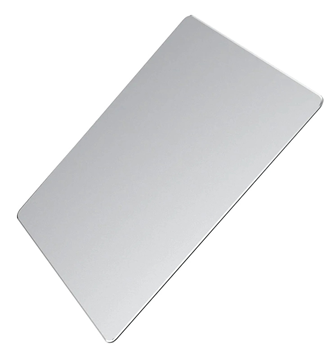 MOUSE PAD CABLETIME μεταλλικό mouse pad CT-MP24-AS, 246x202x2mm, ασημί & μαύρο