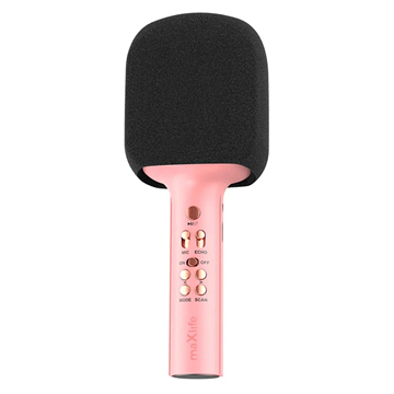 ΜΙΚΡΟΦΩΝΟ KARAOKE Maxlife Bluetooth microphone with speaker MXBM-600 pink