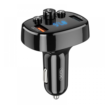 ΑΝΑΜΕΤΑΔΟΤΗΣ FM-TRANSMITER +CHARGER 18WATT QC3.0 + FM-TRANSMITER+CAR BLUETOOTH HANDSFREE XO-BCC03