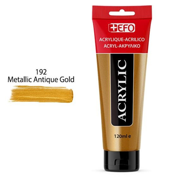 ΑΚΡΥΛΙΚΟ ΧΡΩΜΑ EFO 120ml GOLD ANTIQUE ΧΡΥΣΟ ΑΝΤΙΚΕ  σωληνάριο 389192