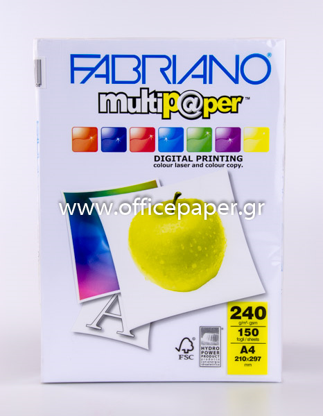 ΧΑΡΤΙ Α4 FABRIANO 240g/m2 ΛΕΥΚΟ  ΠΑΚ 150 ΦΥΛΛΑ