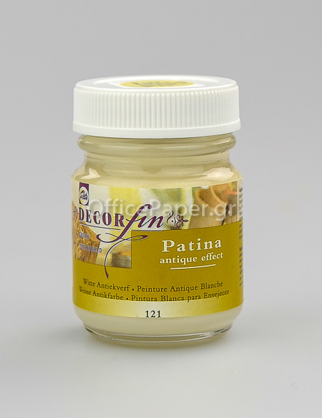 ΠΑΤΙΝΑ DECORFIN No121 Antique white 50ml