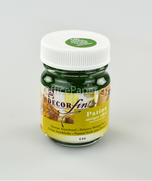 ΠΑΤΙΝΑ DECORFIN No646 Antique green 50ml