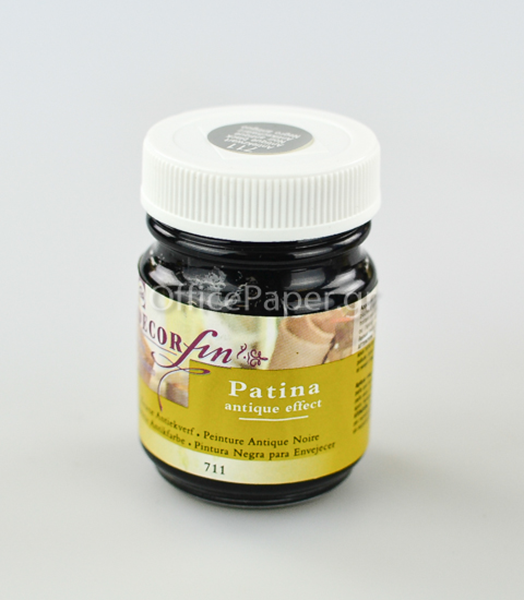 ΠΑΤΙΝΑ DECORFIN No711 Antique black 50ml