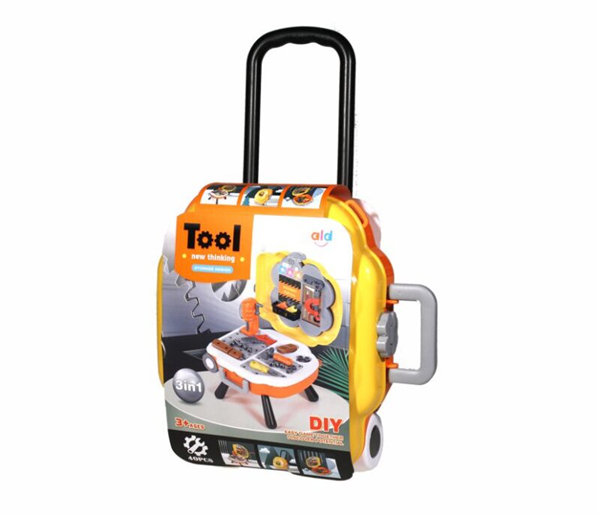 ΒΑΛΙΤΣΑΚΙ ΤΡΟΛΕΥ ΕΡΓΑΛΕΙΑ ΣΕΤ 3 ΣΕ 1 ΜΕ ΦΩΣ & ΗΧΟ 26ΤΜΧ 56/33Χ38/33Χ15CM