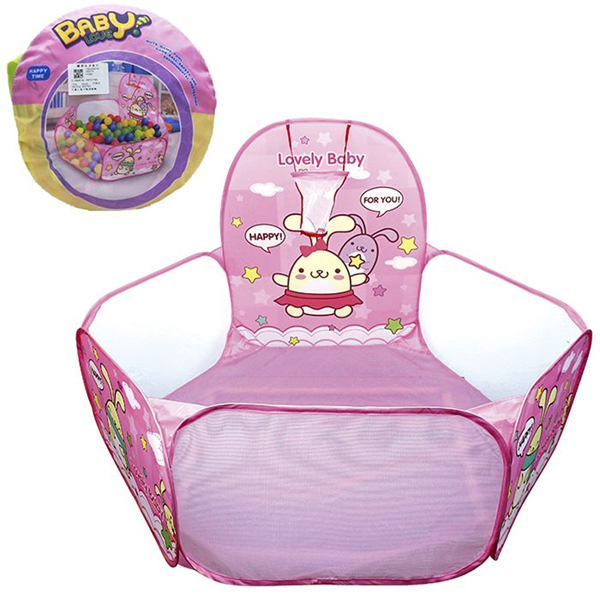 ΑΝΟΙΧΤΗ ΣΚΗΝΗ (ΠΙΣΙΝΑ) ΓΙΑ ΜΠΑΛΛΕΣ 28x28cm ToyMarkt 913044