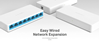 SWITCH ETHERNET MERCUSYS MS108, 8 PORT x 10/100 Mbps, Ver. 3.0