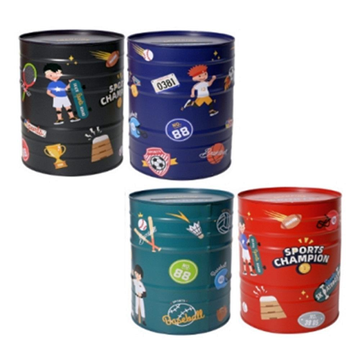 ΚΟΥΜΠΑΡΑΣ ΜΕΤΑΛΛΙΚΟ ΔΙΑΦΟΡΑ XL-ΓΙΓΑΣ Sports O13,5x15cm 4 Σχέδια