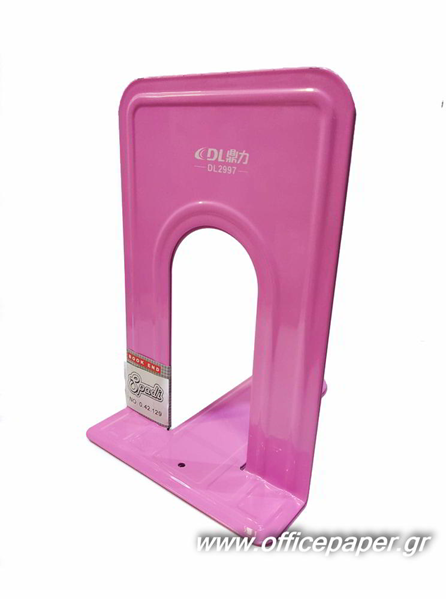 ΒΙΒΛΙΟΣΤΑΤΗΣ ΜΕΤΑΛΛΙΚΟΣ 12.5x15.5x19cm (ΠΒΥ) ΡΟΖ ΣΕΤ 2 ΤΕΜΑΧΙΑ