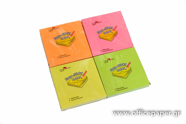 ΧΑΡΤΑΚΙΑ ΑΥΤΟΚ. EASY-STICKY NOTES ΝΕΟΝ ΠΡΑΣΙΝΟ 76Χ76 100Φ