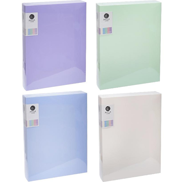 ΚΟΥΤΙ ΧΡΑΤΣ DL5064 Α4 24X32X5.5cm ΡΑΧΗ 5.5cm 4 ΠΑΣΤΕΛ ΧΡΩΜΑΤΑ ΑΔΙΑΦΑΝΕΣ