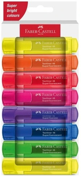 ΥΠΟΓΡΑΜΜΙΣΤΗΣ FABER CASTEL ΝΕΟΝ 3+1 ΔΩΡΟ ΤEXTLINER 254644 254604