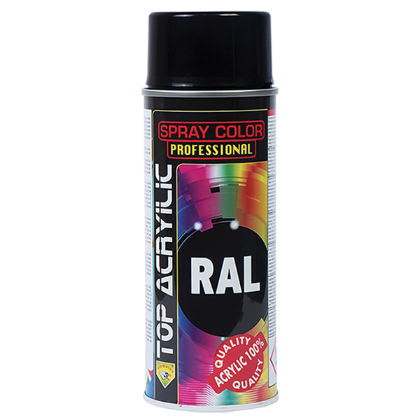 ΣΠΡΕΥ ΑΚΡΥΛΙΚΟ ΧΡΩΜΑ RAL 9005 400ml ΜΑΥΡΟ MAT BLACK MAT No 910030