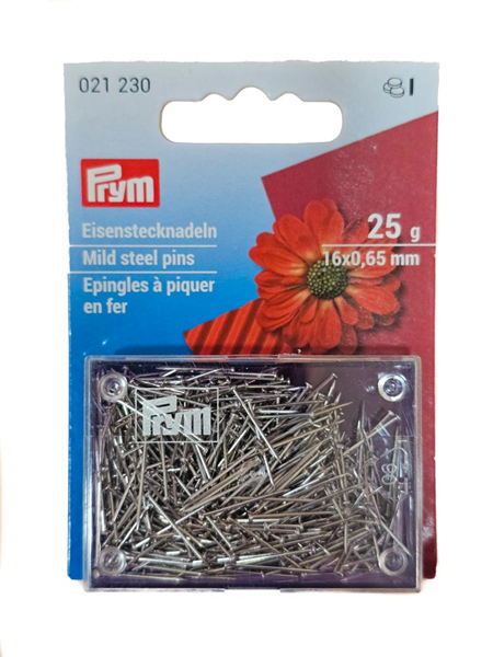 ΚΑΡΦΙΤΣΕΣ PRYM No021230 ΚΟΝΤΕΣ 16mmX0.65mm Κουτι 25gr. ΓΕΡΜΑΝΙΑΣ