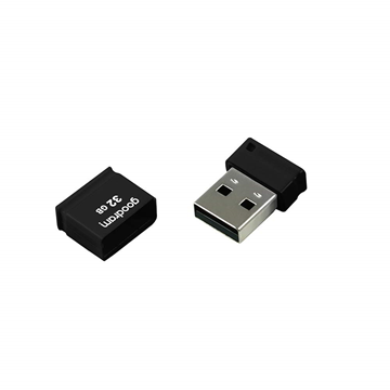 MNHMH USB GOODRAM ΚΟΝΤΟ ΣΤΙΚ 32GB BLACK USB 2.0