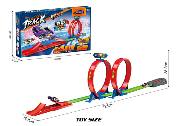 ΠΙΣΤΑ ΠΙΣΤΑ ΑΓΩΝΩΝ 2 ΛΟΥΠ 128Χ16,8Χ28,2 ΕΚ ΣΕ ΚΟΥΤΙ 5.5Χ25Χ45ΕΚ.