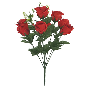 ΜΠΟΥΚΕΤΟ ΚΟΚΚΙΝΟ ΤΡΙΑΝΤΑΦΥΛΛΑ ΜΠΟΥΜΠΟΥΚΙΑ Χ10 ΚΛΑΔΙΑ - Y50cm 23-1014