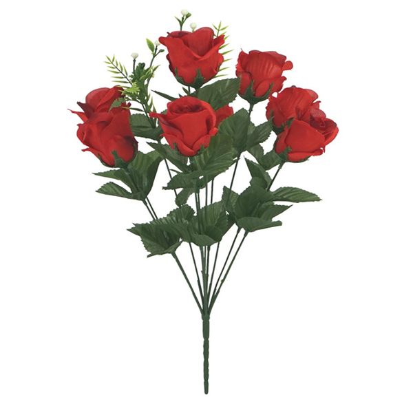 ΜΠΟΥΚΕΤΟ ΚΟΚΚΙΝΟ ΤΡΙΑΝΤΑΦΥΛΛΑ ΜΠΟΥΜΠΟΥΚΙΑ Χ10 ΚΛΑΔΙΑ - Y50cm 23-1014