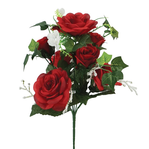 ΜΠΟΥΚΕΤΟ ΤΡΙΑΝΤΑΦΥΛΛΟ ΚΟΚΚΙΝΟ Χ7 ΚΛΑΔΙΑ ΥΨΟΣ 40cm 16223