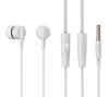 ΑΚΟΥΣΤΙΚΑ ΜΙΝΙ CELEBRAT earphones με μικρόφωνο G35, 3.5mm σύνδεση, 10mm, 1.2m, λευκά