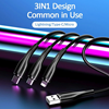 ΚΑΛΩΔΙΟ USAMS USB σε USB-C/Lightning/Micro USB US-SJ374, 10W, 1m, μαύρο