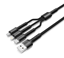 ΚΑΛΩΔΙΟ LDNIO καλώδιο USB σε USB-C/Lightning/Micro USB LC93, 3.4A, 1.2m, γκρι ΦΟΡΤΙΣΗ ΚΑΙ ΔΕΔΟΜΕΝΑ