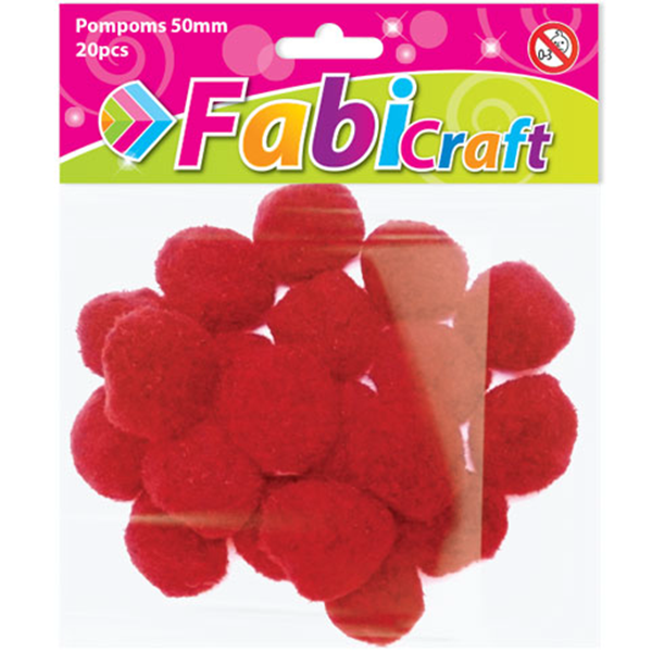 ΠΟΜ ΠΟΜ FABI 50mm 20TEM ΛΕΥΚΟ