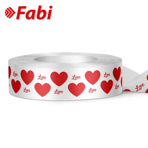 ΚΟΡΔΕΛΑ LOVE ΒΑΛΕΝΤΙΝΟΥ  FABI 4cm X 5m ΚΑΡΔΙΕΣ ΜΕΓΑΛΕΣ 197525