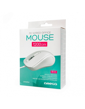 ΠΟΝΤΙΚΙ OMEGA OM441 1200DPI 1.5M CABLE USB PLUG WHITE