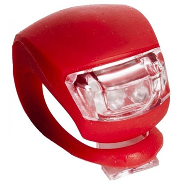 ΦΩΣ ΠΟΔΗΛΑΤΟΥ ENTAC  KOKKINO ΠΛΑΣΤΙΚΟ 1W 50LUMENS IP65 160Hours