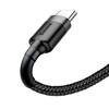 ΚΑΛΩΔΙΟ BASEUS  USB to USB-C 0.5m BLACK BRAIDED 3A 480mbps DATA AND CHARGE