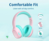 ΑΚΟΥΣΤΙΚΑ ΚΕΦΑΛΗΣ BLUETOOTH TRONSMART ΠΑΙΔΙΚΑ ΡΟΖ KH02 ΑΣΥΡΜΑΤΑ ΚΑΙ ΕΝΣΥΡΜΑΤΑ V5.3