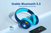 ΑΚΟΥΣΤΙΚΑ ΚΕΦΑΛΗΣ BLUETOOTH TRONSMART ΠΑΙΔΙΚΑ ΜΠΛΕ KH02 ΑΣΥΡΜΑΤΑ ΚΑΙ ΕΝΣΥΡΜΑΤΑ V5.3