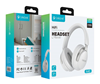 ΑΚΟΥΣΤΙΚΑ ΚΕΦΑΛΗΣ BLUETOOTH CELEBRAT ΛΕΥΚΑ Α40 ΑΣΥΡΜΑΤΑ ΚΑΙ ΕΝΣΥΡΜΑΤΑ V5.3