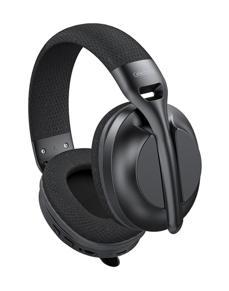 ΑΚΟΥΣΤΙΚΑ ΚΕΦΑΛΗΣ BLUETOOTH CELEBRAT ΜΑΥΡΑ A34 ΑΣΥΡΜΑΤΑ ΕΝΣΥΡΜΑΤΑ micro SD  40mm 300mAh