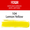 ΑΚΡΥΛΙΚΟ ΧΡΩΜΑ EFO 120ml LEMON YELLOW ΚΙΤΡΙΝΟ ΛΕΜΟΝΙ σωληνάριο 389104