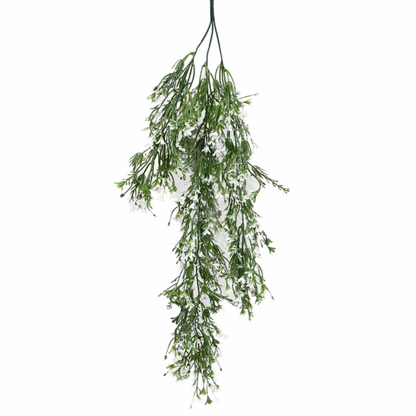 ΓΙΡΛΑΝΤΑ ΡΙΖΑ ΚΡΕΜΑΣΤΗ ΛΕΥΚΗ ΛΕΒΑΝΤΑ ΠΡΑΣΙΝΑΔΑ - Υ80cm 00-70016-1