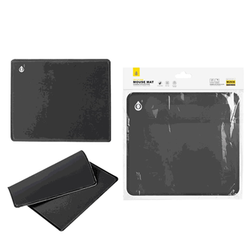 MOUSE PAD ΜΤΚ ΜΑΥΡΟ 21X25cm 2mm ΕΝΙΣΧΥΜΕΝΟ ΑΝΤΙΟΛΙΣΘΗΤΙΚΟ GOMMA-POLIESTERE M2936