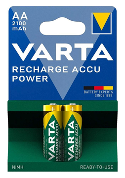 ΜΠΑΤΑΡΙΕΣ VARTA ΛΙΘΙΟΥ ΕΠΑΝΑΦΟΡΤΙΖΟΜΕΝΕΣ  R06 AA 2100mAh 1.2V 2 ΤΕΜ