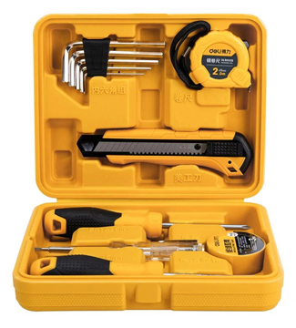 ΕΡΓΑΛΕΙΑ DELI σετ εργαλείων DL1011J, με θήκη, 11τμχ