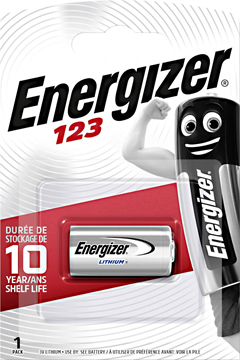 ΜΠΑΤΑΡΙΕΣ ENERGIZER EL123AP  3V ΦΩΤΟ ΛΙΘΙΟΥ (ΛΗΞΗ 12-2029)