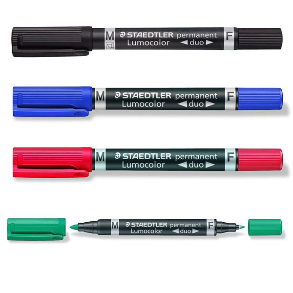ΜΑΡΚΑΔΟΡΟΣ STAEDTLER LUMOCOLOR 348  F+M ΠΡΑΣΙΝΟ DUO