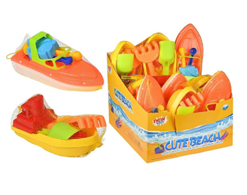 ΚΑΡΑΒΑΚΙ ΠΑΡΑΛΙΑΣ 35CM 4ΤΕΜ 703-605H