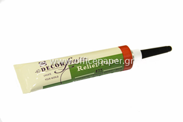 ΧΡΩΜΑ DECORFIN RELIEF 422 ΚΑΦΕ-ΚΟΚΚΙΝΟ  REDDISH BROWN 422