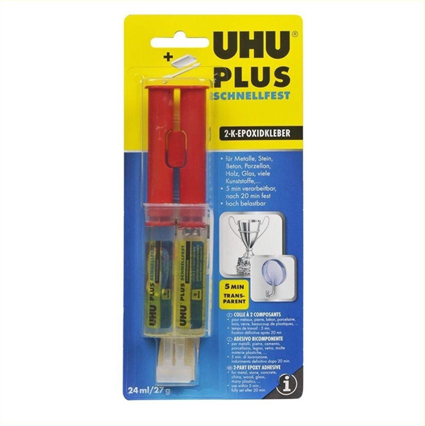 ΚΟΛΛΑ UHU PLUS 24ml EPOXY 300kg