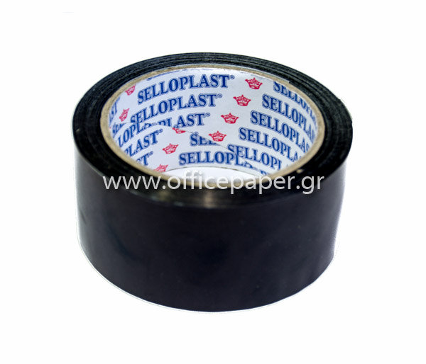 ΤΑΙΝΙΑ PVC ΧΡΩΜΑΤΙΣΤΗ 50mmX50m ΜΑΥΡΗ