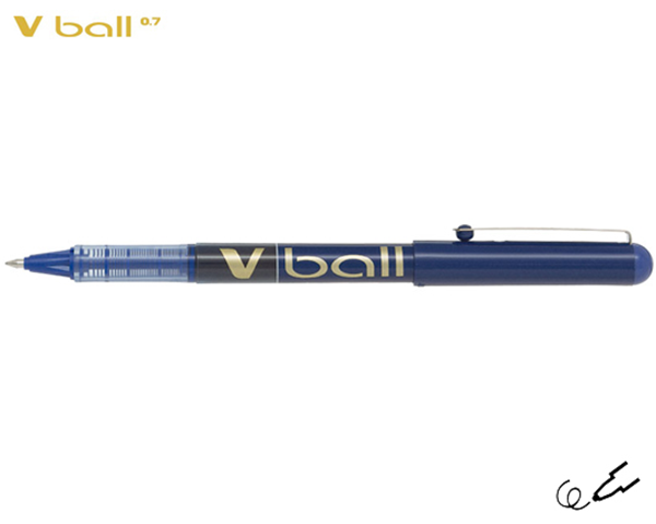 ΣΤΥΛΟ  PILOT  V-BALL  0,7 mm  (FINE)  ΜΠΛΕ